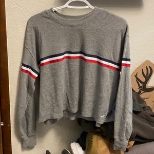 long sleeve crop top